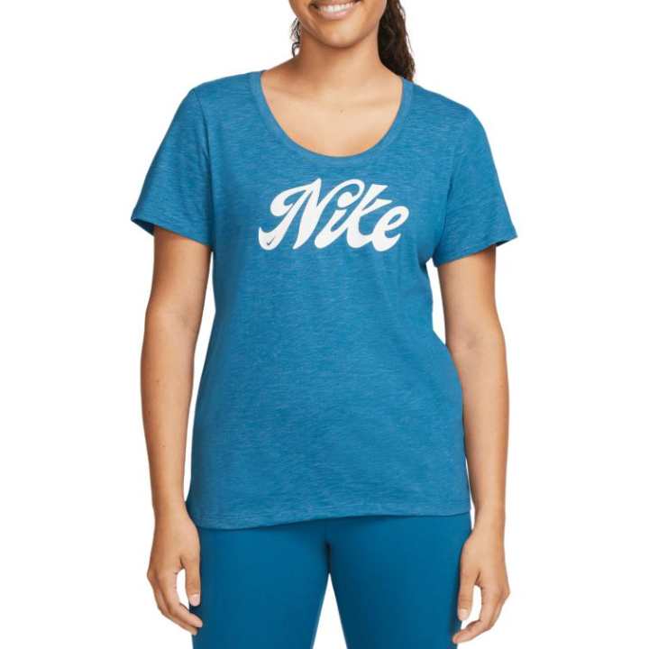 Nike Nike T Shirts Women's Blue Crew Neck