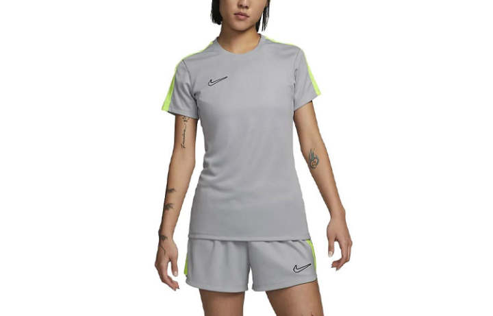 Nike Nike Dri Fit Soccer Jerseys Women's Sterling Silver Crew Neck Moderate