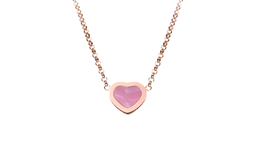 CHOPARD 18K Rose Gold, Mother Of Pearl Necklaces Unisex