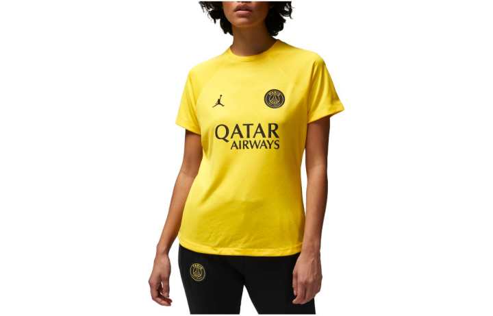 Jordan Jordan Soccer Jerseys Women's Yellow Crew Neck Moderate