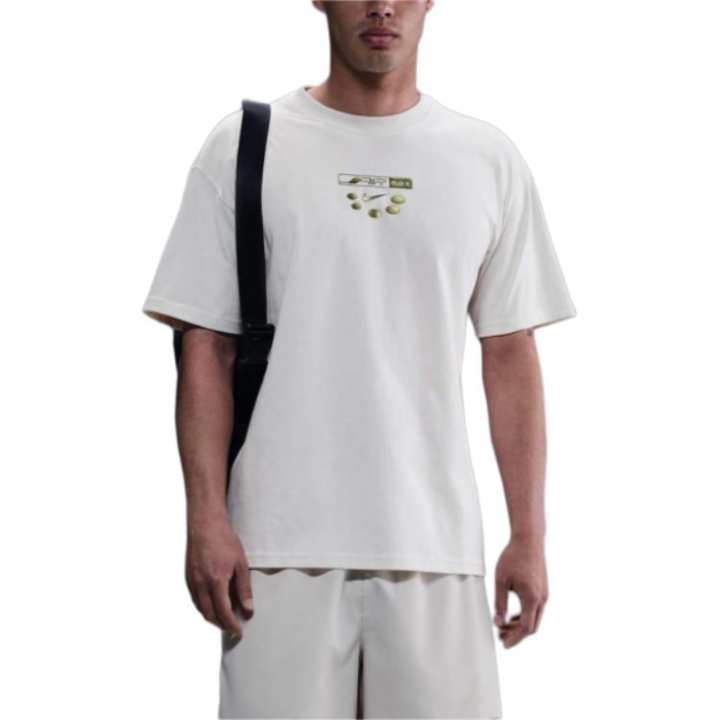 Nike Nike T Shirts Men's Gray White Crew Neck