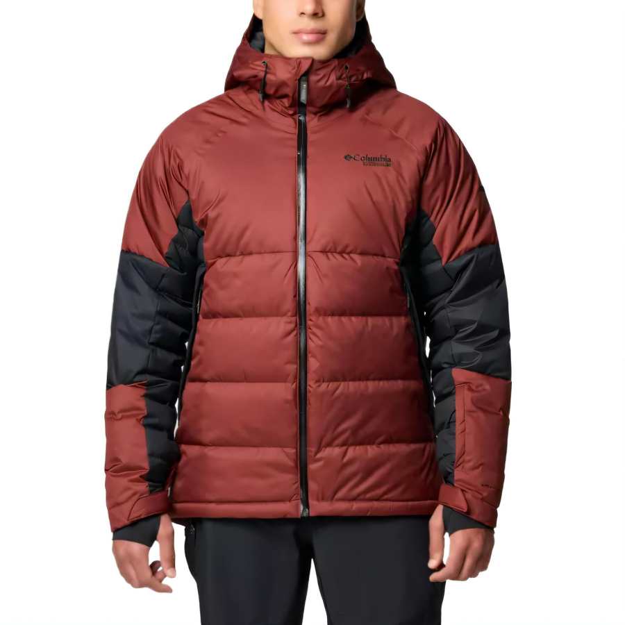 Columbia Columbia Down Jacket Men's Dark Red