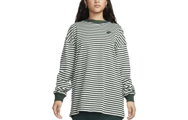 Nike Nike Drop Shoulder Sleeve T Shirt Women's Green