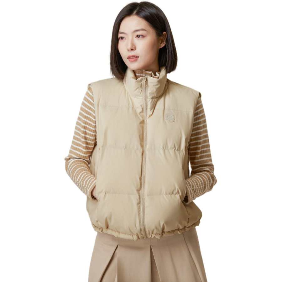 GAP GAP Down Jackets Women's Stand Collar Moderate Puffer Jacket