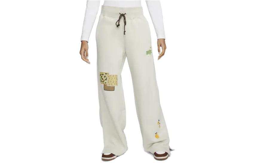 Nike Nike Casual Pants Women's Ecru Moderate Straight Fit Pants