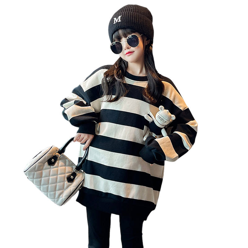 Lanza Lanza Sweatshirt Black White Kids'
