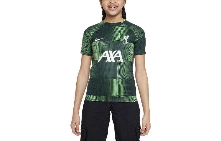 Nike Nike Kids' Apparel Dri FIT Liverpool F.C. Academy Pro T Shirt Kids' Professional Green