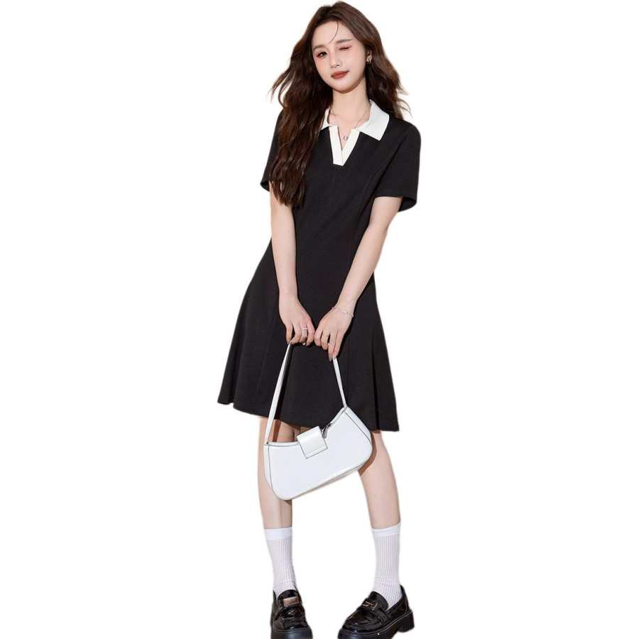 Tonlion Short Sleeved Dress Women's