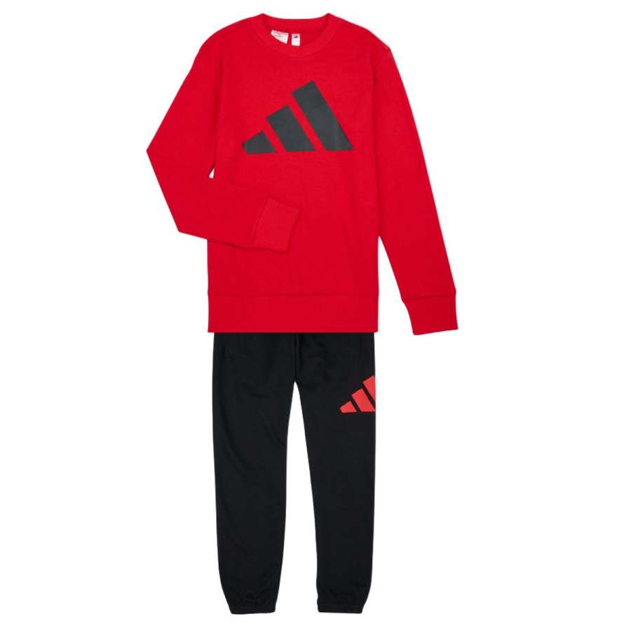 Adidas Adidas Casual Sportswear Red Black Children Aged 3 7 Years Old