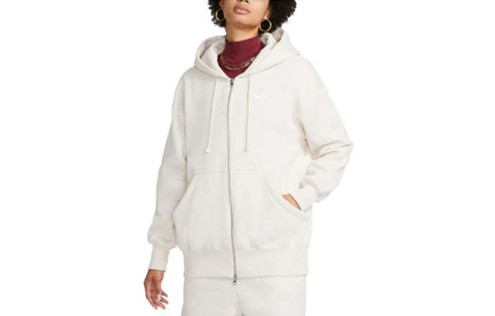 Nike Nike Women's Phoenix Fleece Oversized Full Zip Hoodie Light Orewood Brown/Sail