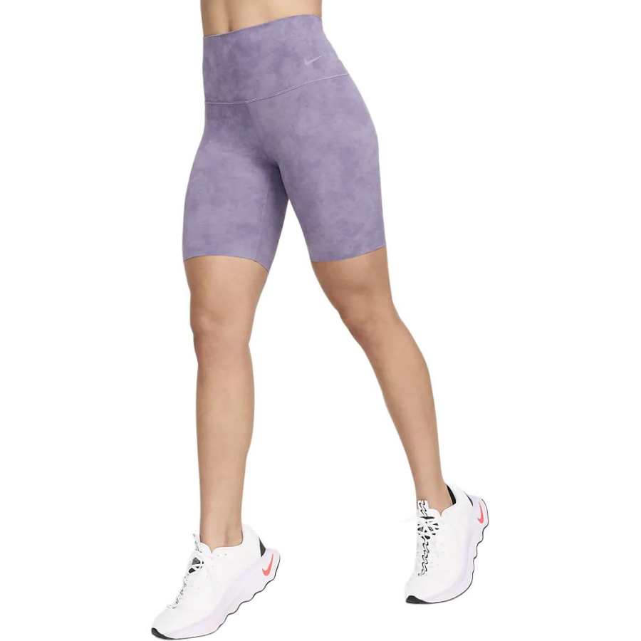 Nike Nike Gentle Support High Waisted 8' Biker Shorts Sports Shorts Women's Purple