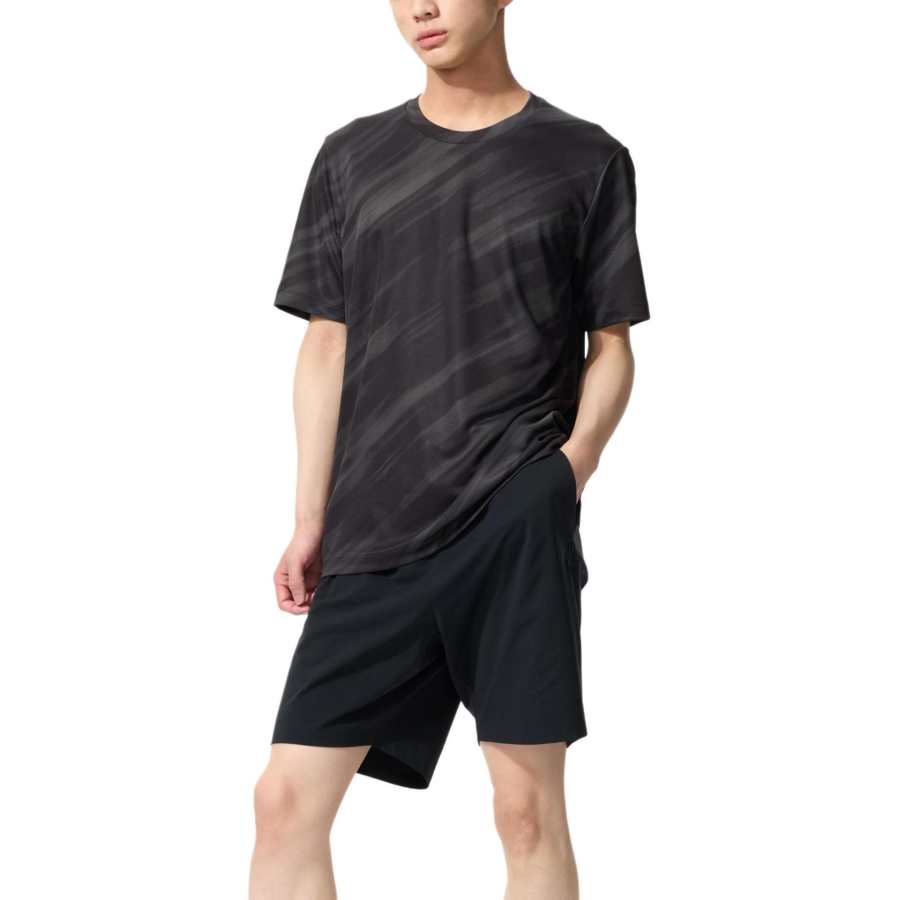 UNIQLO T Shirts Unisex Black Crew Neck