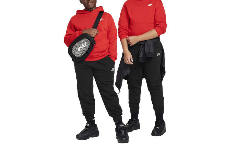 Nike Nike Knitted Sweatpants Kids' Apparel Sportswear Club Fleece Black Kids'