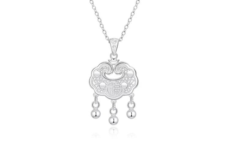 KING TAI SANG 925 Sterling Silver 999 Fine Silver Necklaces Women's