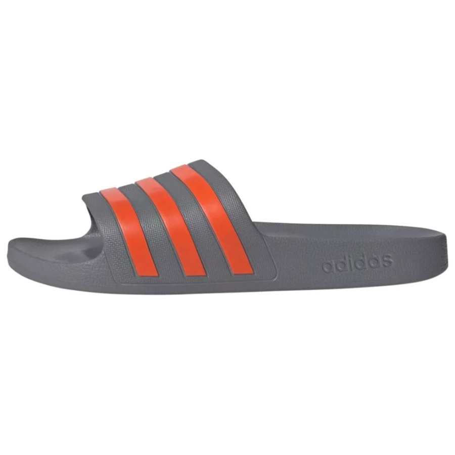 Adidas Adidas Sportswear Abrasion Resistant Slide Slippers Unisex Gray Orange