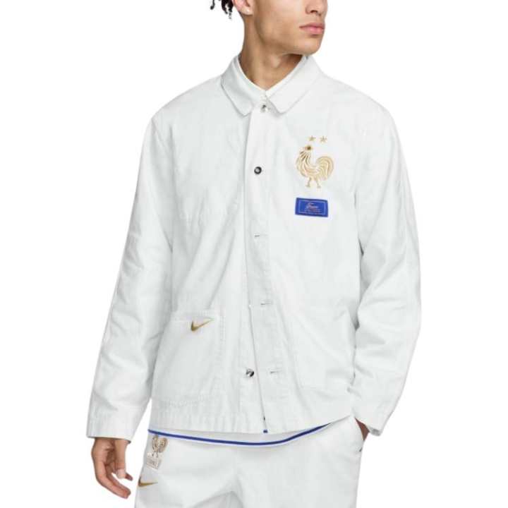 Nike Nike France 2024 Life Unlined Chore Jackets & Coats Men's White