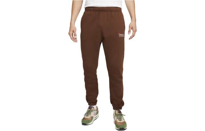 Nike Nike Knitted Sweatpants Men's Brown Moderate Cuffed Pants
