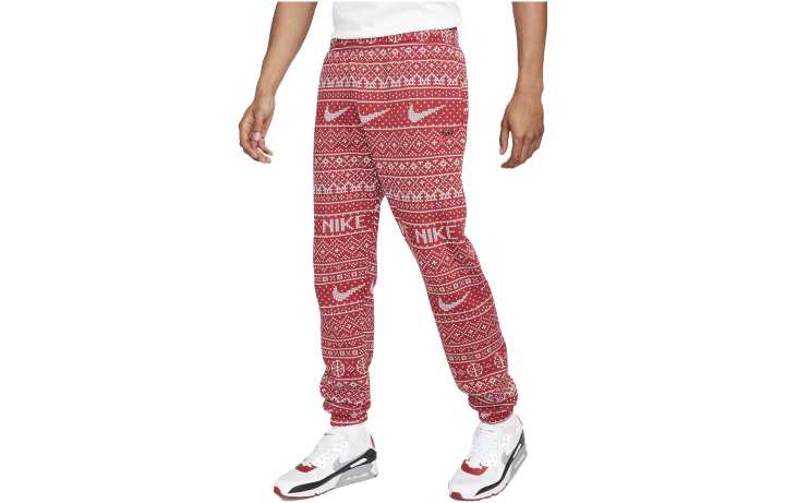 Nike Nike Sportswear Club Fleece Knitted Sweatpants Men's Gym Red