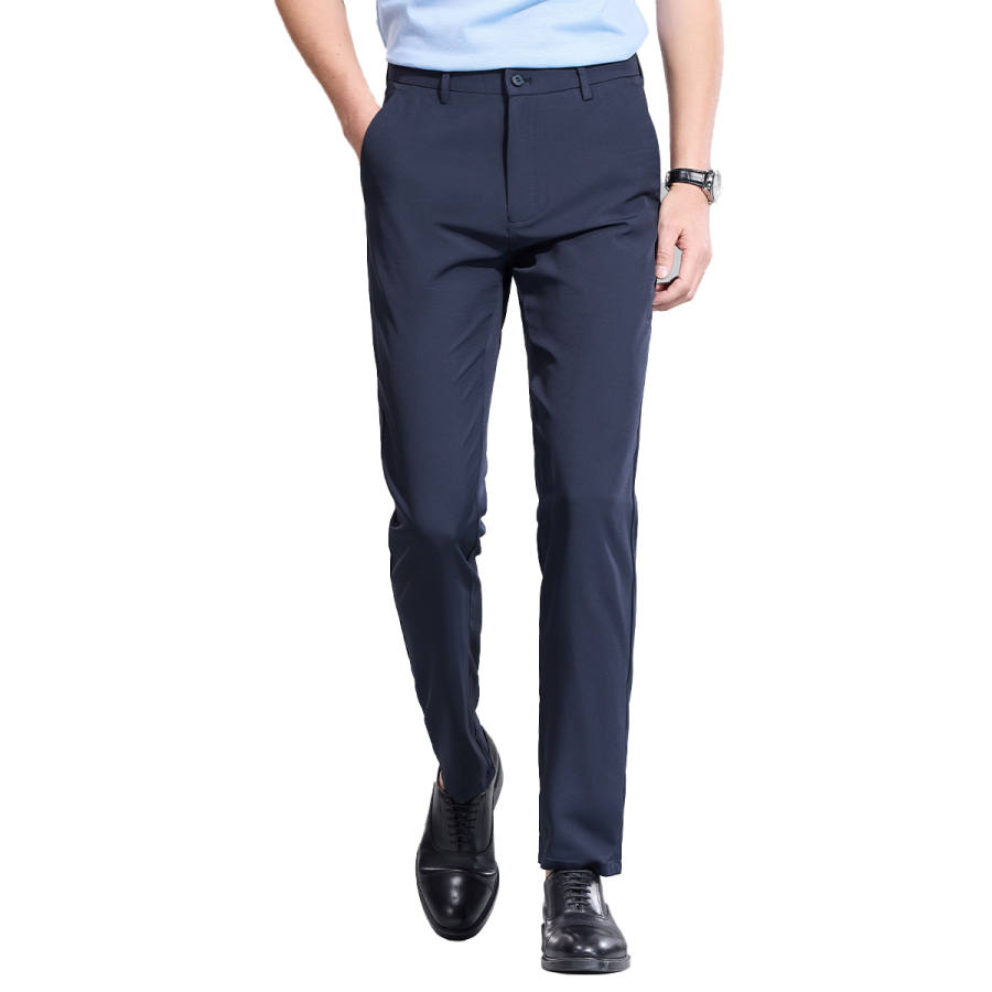 Hodo Casual Pants Men's Moderate Straight Fit Pants
