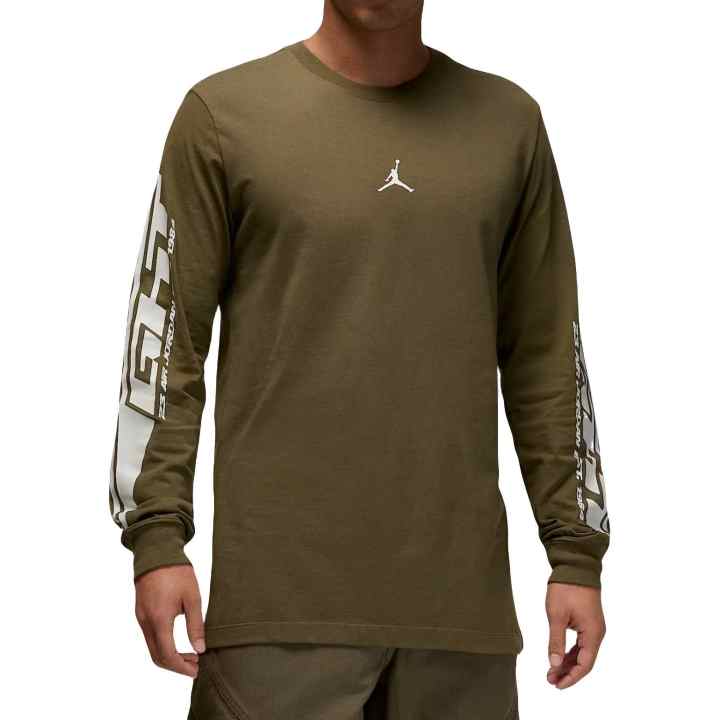 Jordan Jordan MVP T Shirts Men's Green Crew Neck Moderate