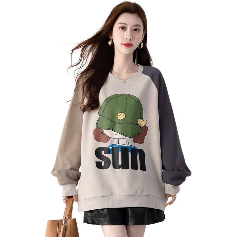 BALENO Sweatshirt Women's Gray Khaki