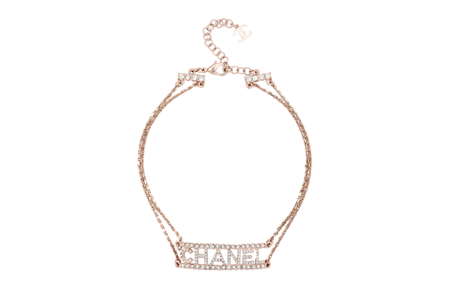 CHANEL Coco Metal Necklaces Women's Gold