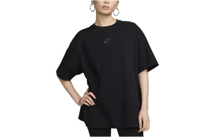 Nike Nike Drop Shoulder Sleeve T Shirt Women's Black