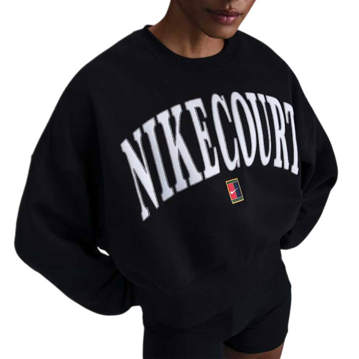 Nike NikeCourt Phoenix Fleece Women's Over-Oversized Crew-Neck Tennis Sweatshirt