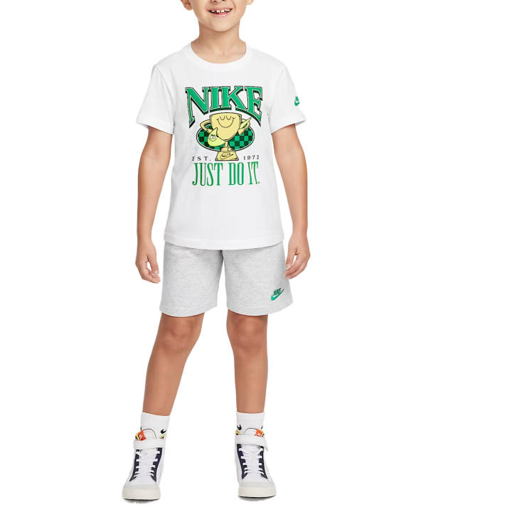 Nike Nike Casual Sportswear Ace Your Game 2 Piece Set Gray Children Aged 3 7 Years Old
