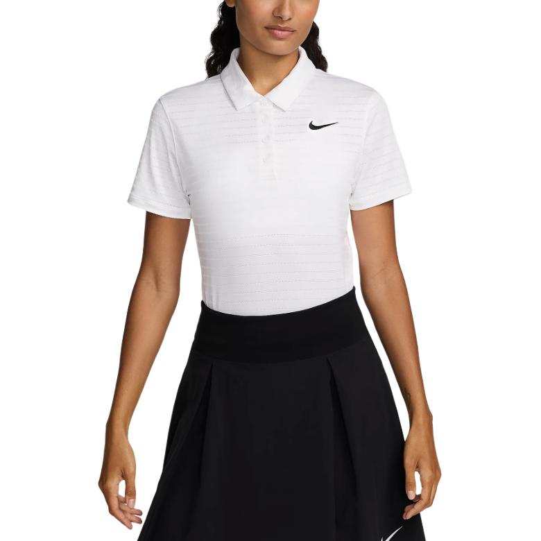 Nike Nike Victory Women's Dri FIT Short Sleeve Striped Golf Polo
