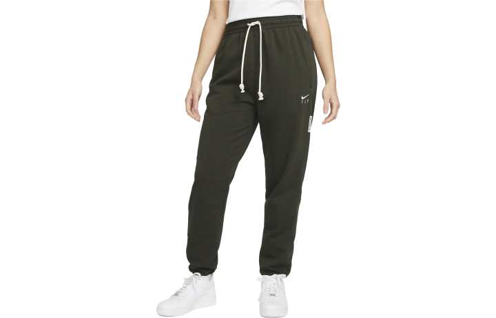 Nike Nike Knitted Sweatpants Women's Olive Green Moderate Cuffed Pants