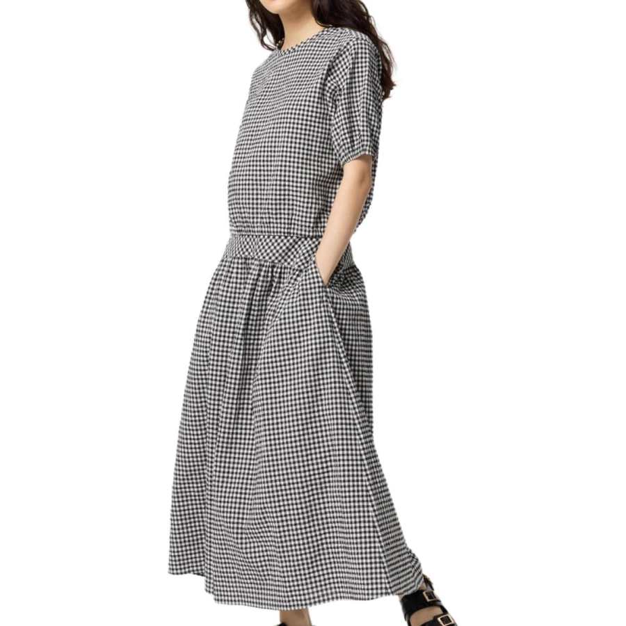 UNIQLO Casual Long Skirt Women's Black