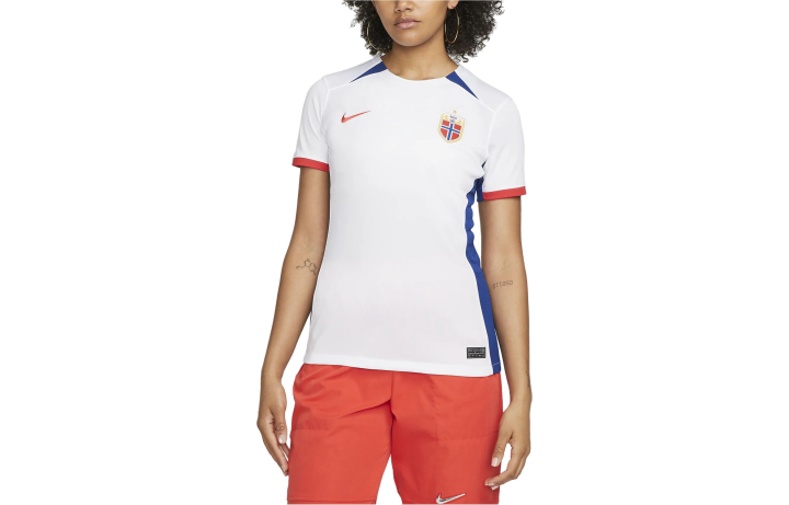 Nike Nike Norwegian National Team Soccer Jerseys Women's White Crew Neck Moderate