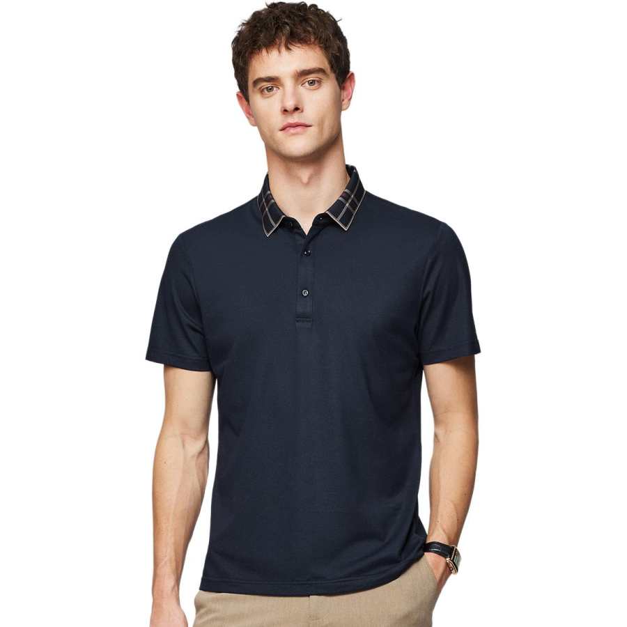 Hodo Polo Shirts Men's Polo Collar Moderate Straight Fit