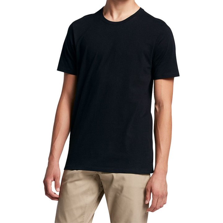 Nike Nike T Shirts Men's Black Crew Neck Moderate