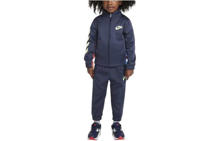 Nike Nike Kids Matching Sets Dri FIT Colorblocked Thunder Blue Infant And Toddler