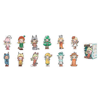 POP MART Zsiga Forest Wander Collection, First Generation Mystery Boxes Single Mystery Box/Whole Box 12 Pcs