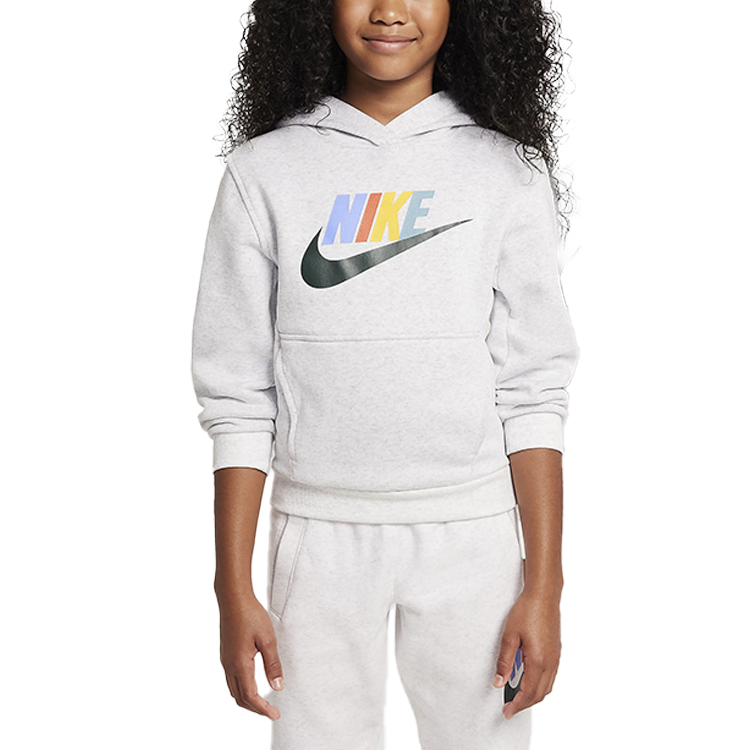Nike Nike Sweatshirt Sportswear Club Gray White Teenagers