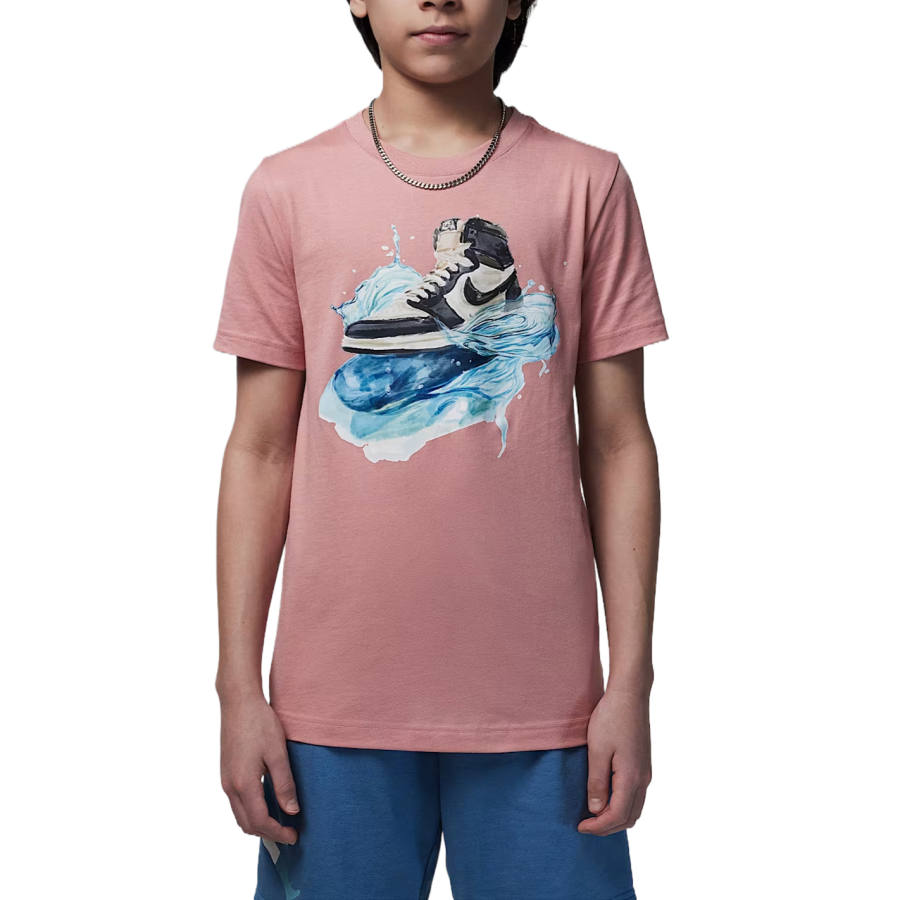 Jordan Jordan AirJumpman T Shirt SS25 Pink Teenagers