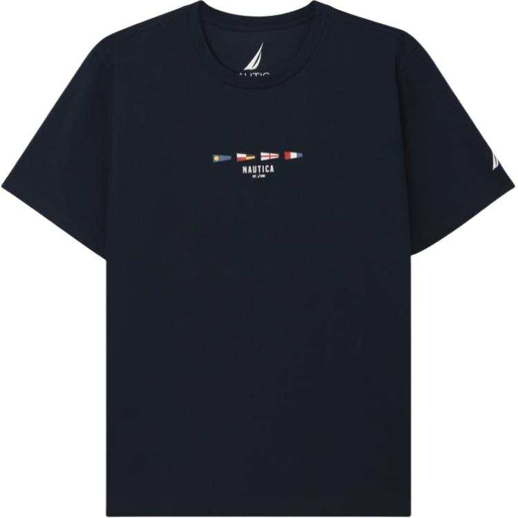 NAUTICA T Shirts Men's Crew Neck Moderate