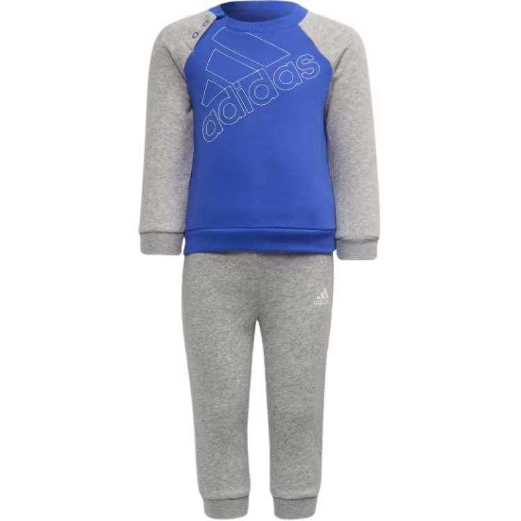 Adidas Adidas Casual Sportswear Color Block Fleece Lined Letter Print Crew Neck Sweatshirt With Elastic Waistband Pants