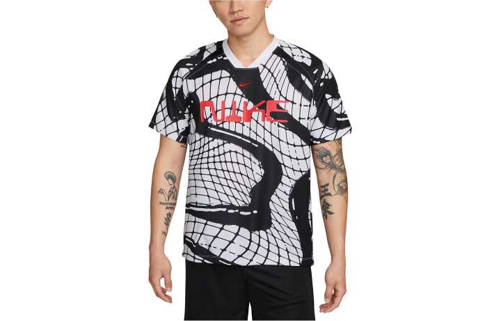 Nike Nike Soccer Jerseys Men's White Moderate Straight Fit