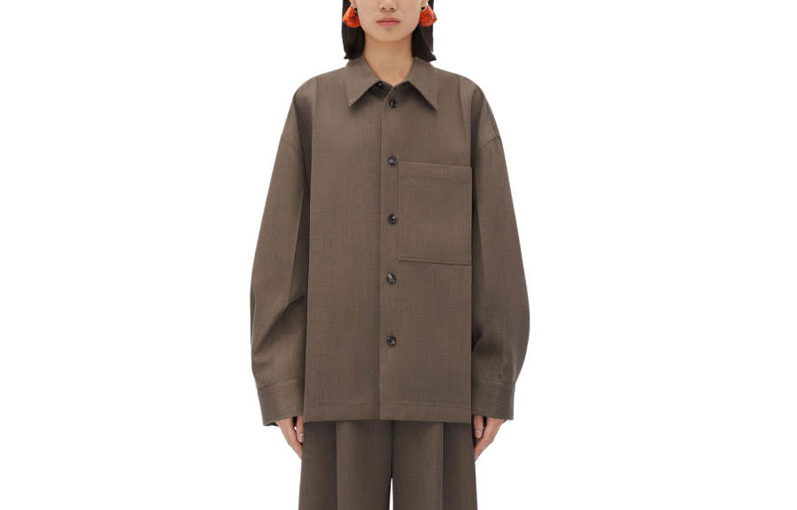 Bottega Veneta SS24 Jackets & Coats Women's Milkweed Brown