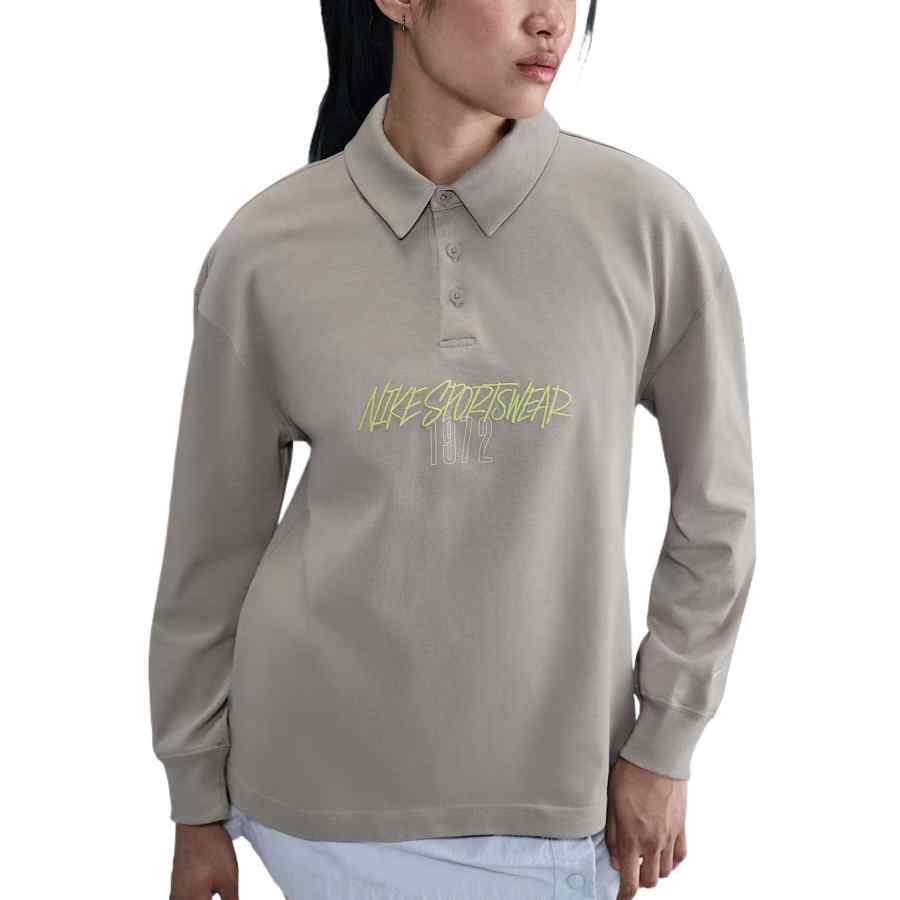 Nike Nike SS25 Polo Shirt Women's Gray
