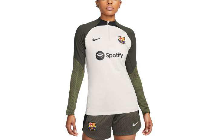 Nike Nike Barcelona Soccer Jerseys Women's Multicolor Stand Collar Moderate