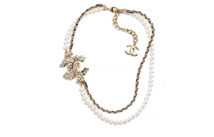 CHANEL CHANEL 2023 Cc Rhinestone Choker