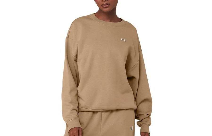 Alo Yoga Sweatshirts Women's Crew Neck Moderate Other