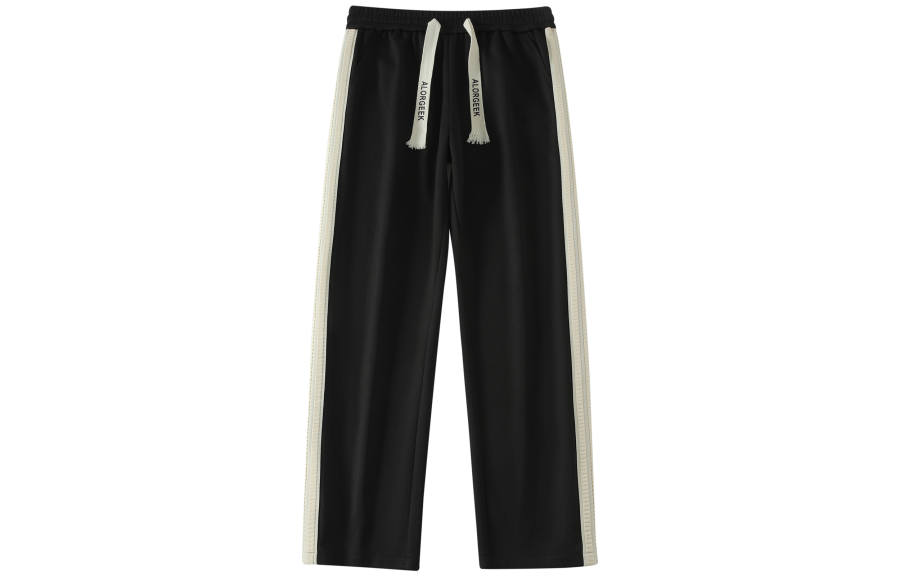 ALORGEEK Casual Pants Unisex Moderate Straight Fit Pants