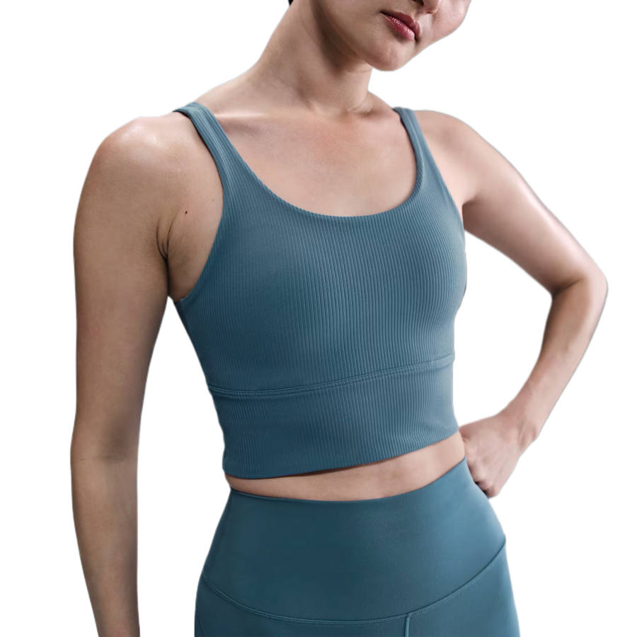 Nike Nike Zenvy Rib Women's Light Support Padded Longline Sports Bra