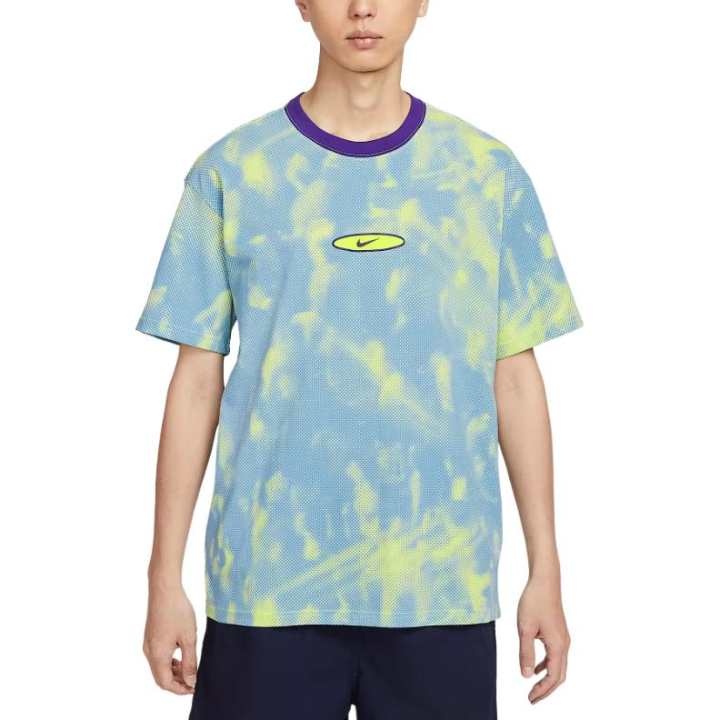 Nike Nike T Shirts Men's Blue Crew Neck